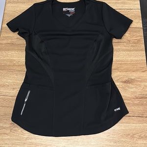 Grey’s Anatomy black scrub top. Size small